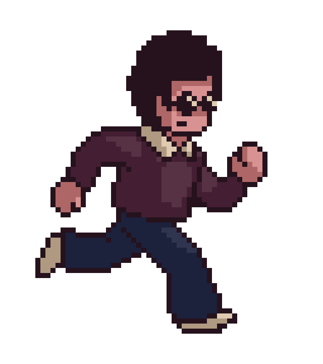 Pixel art of Sherman